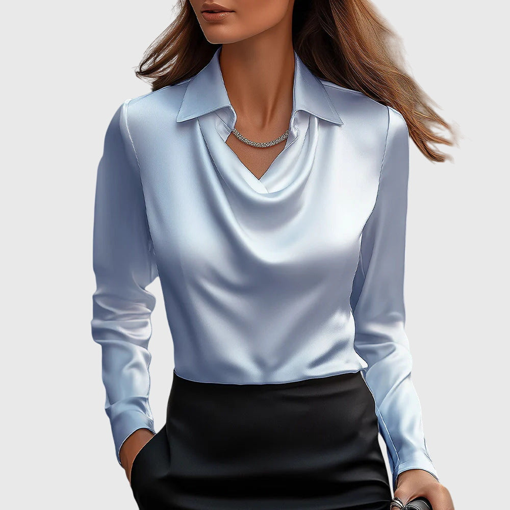 Naomi | Elegant Satin Blouse