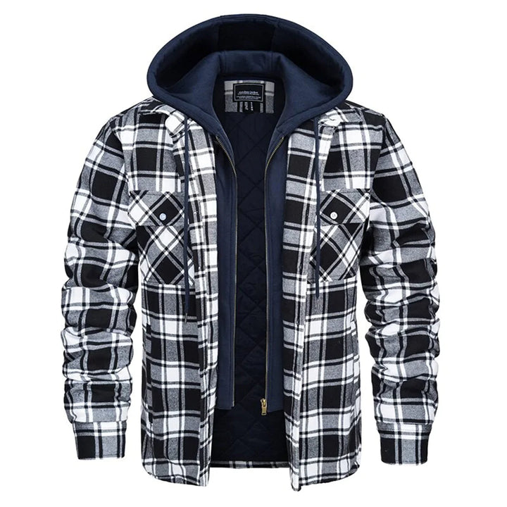 Joel | Checked Hooded Jacket