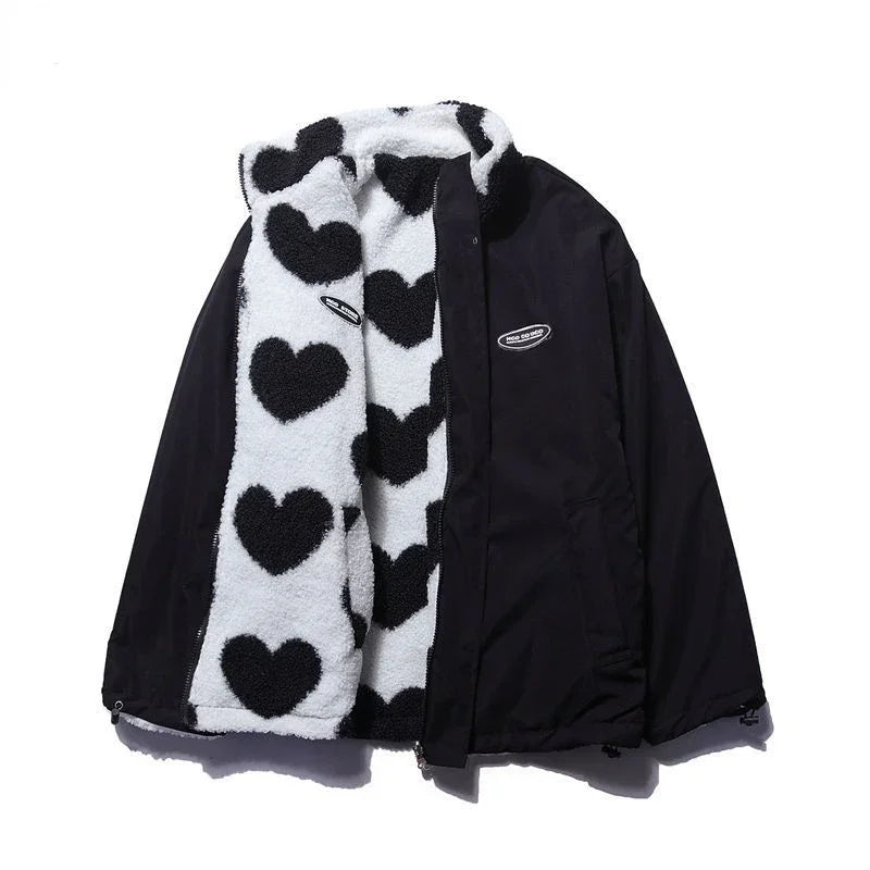 Alveena | Reversible Heart Jacket