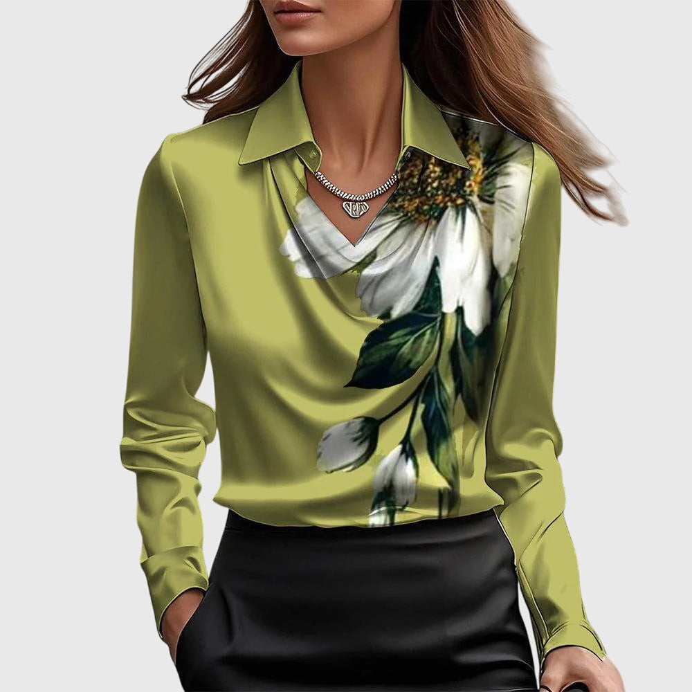 Naomi | Elegant Satin Blouse