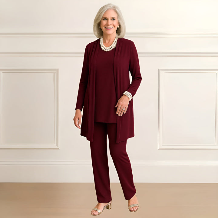 Maeve | Rosy Cardigan, Top & Pants Set